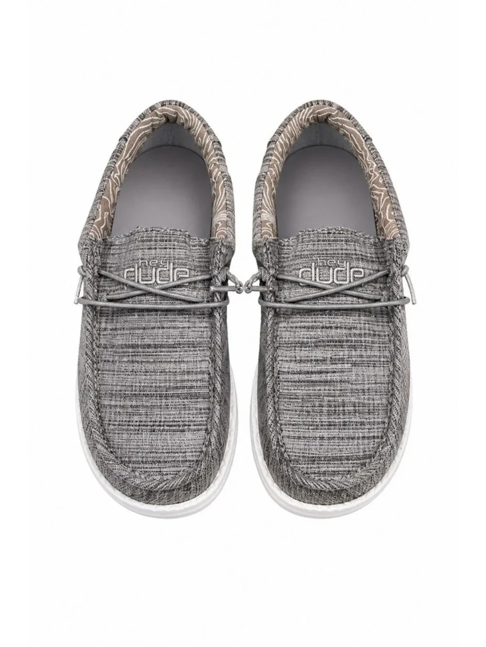HEYDUDE Gray Casual Child Slip-On Shoes